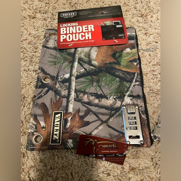 Vaultz Office New Camouflage Locking Binder Pouch Poshmark
